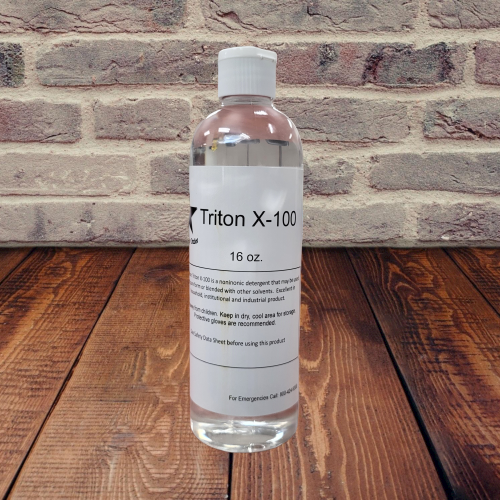 Triton X100 (Octoxinol) 500ml Non Ionic Surfactant 16 oz Pro's