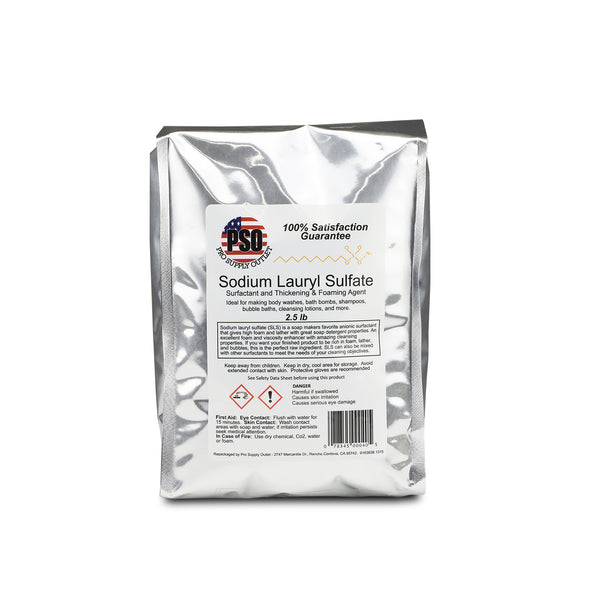 2.5lbs Sodium Lauryl Sulfate/Sulphate SLS Noodles powder HIGH ACTIVE F –  Pro's Choice Supply