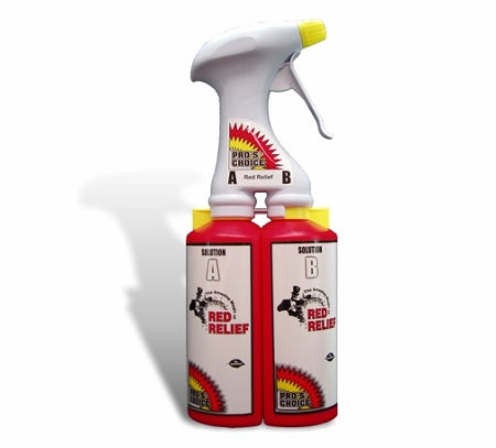Red Relief Dual Chamber Trigger Sprayer